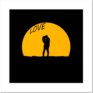 Couple in Love 2 Posters and Art